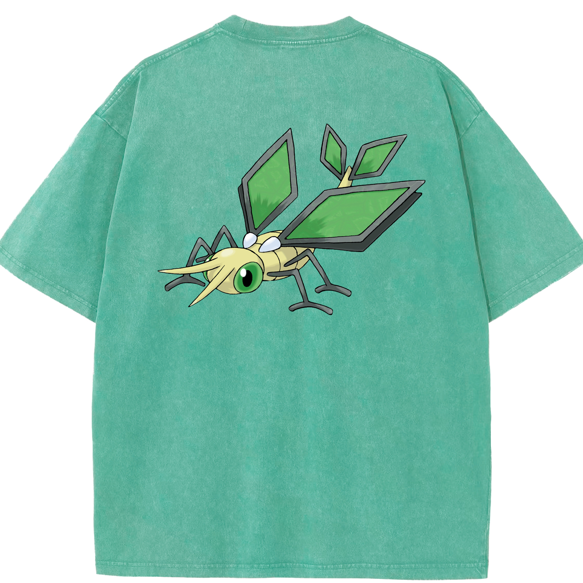 （画像用） ポケットモンスター Pokémon 綿100% ヴィンテージ風 半袖Tシャツ（背面プリント）